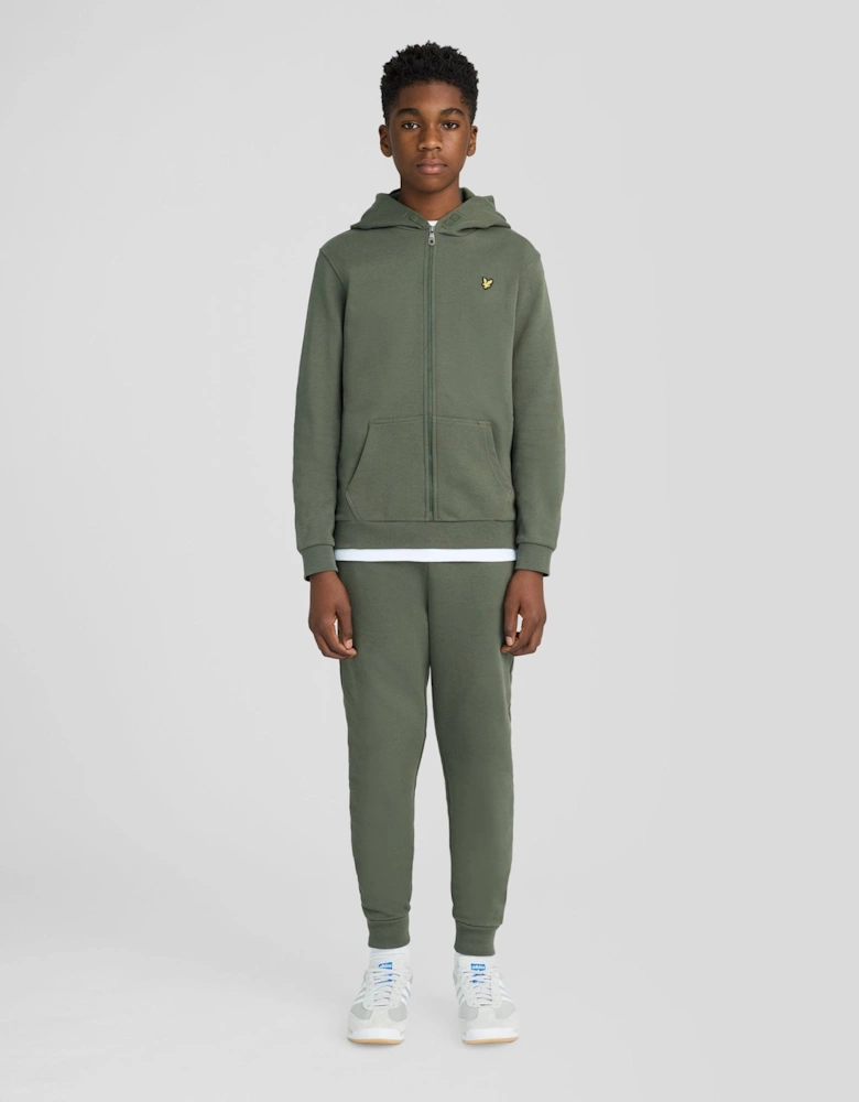 Loopback Cotton Full Zip Hoodie