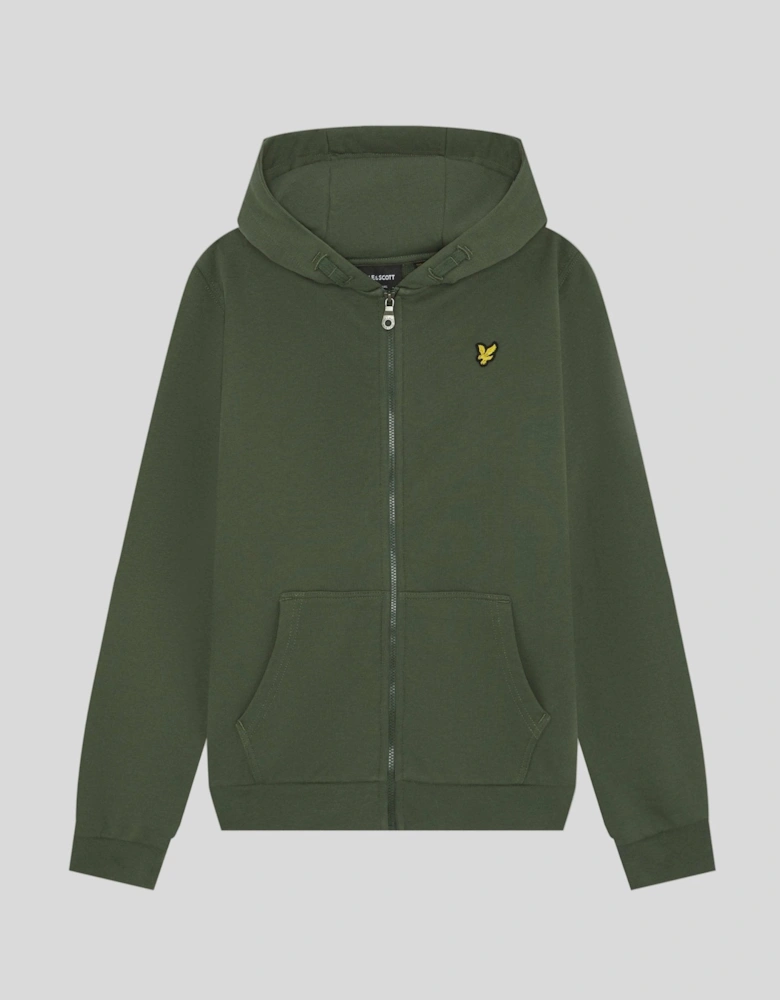 Loopback Cotton Full Zip Hoodie