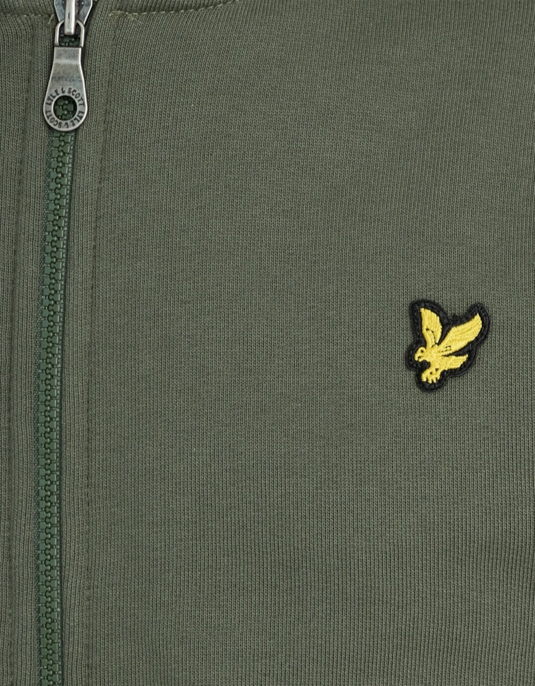Loopback Cotton Full Zip Hoodie