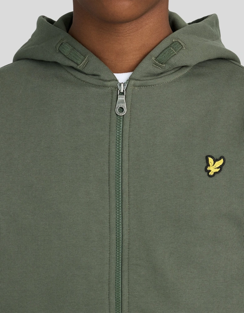 Loopback Cotton Full Zip Hoodie