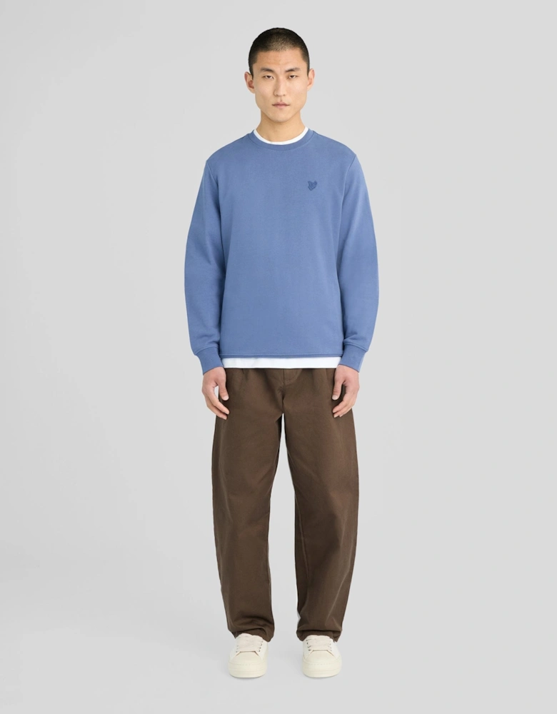 Superfine Cotton Crew Neck Sweatshirt