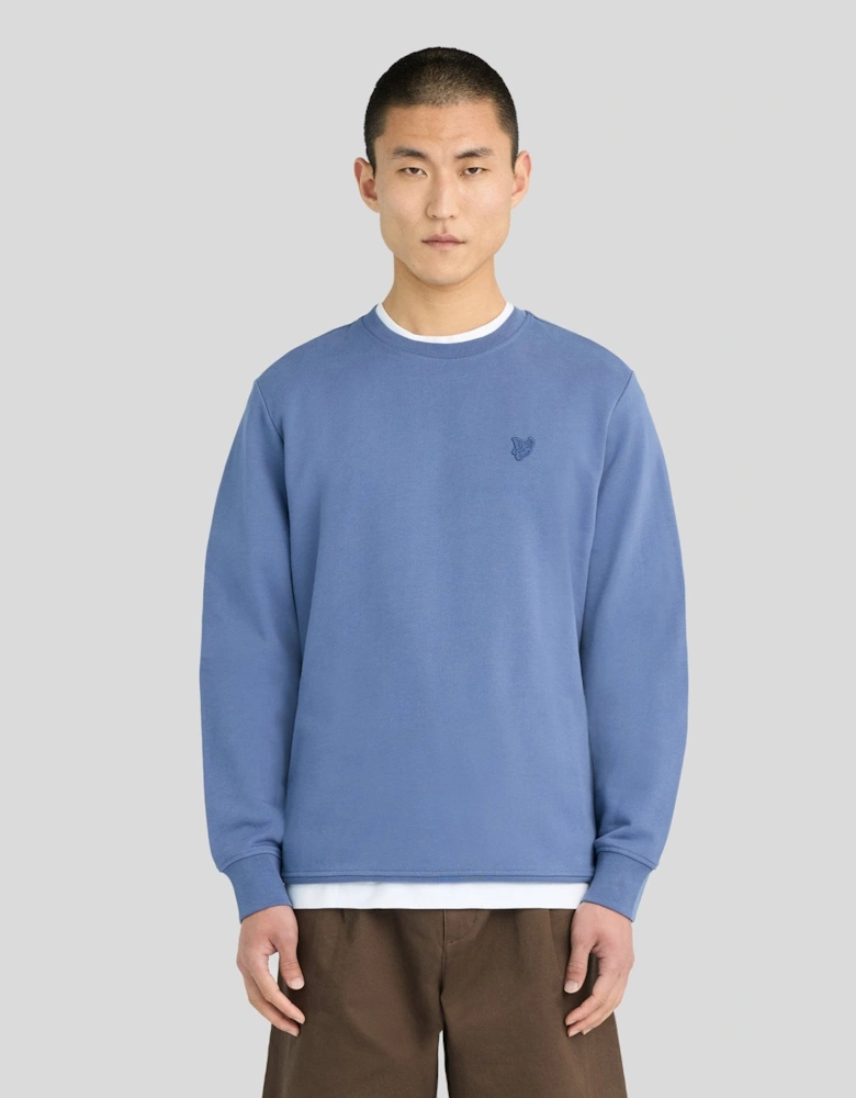 Superfine Cotton Crew Neck Sweatshirt