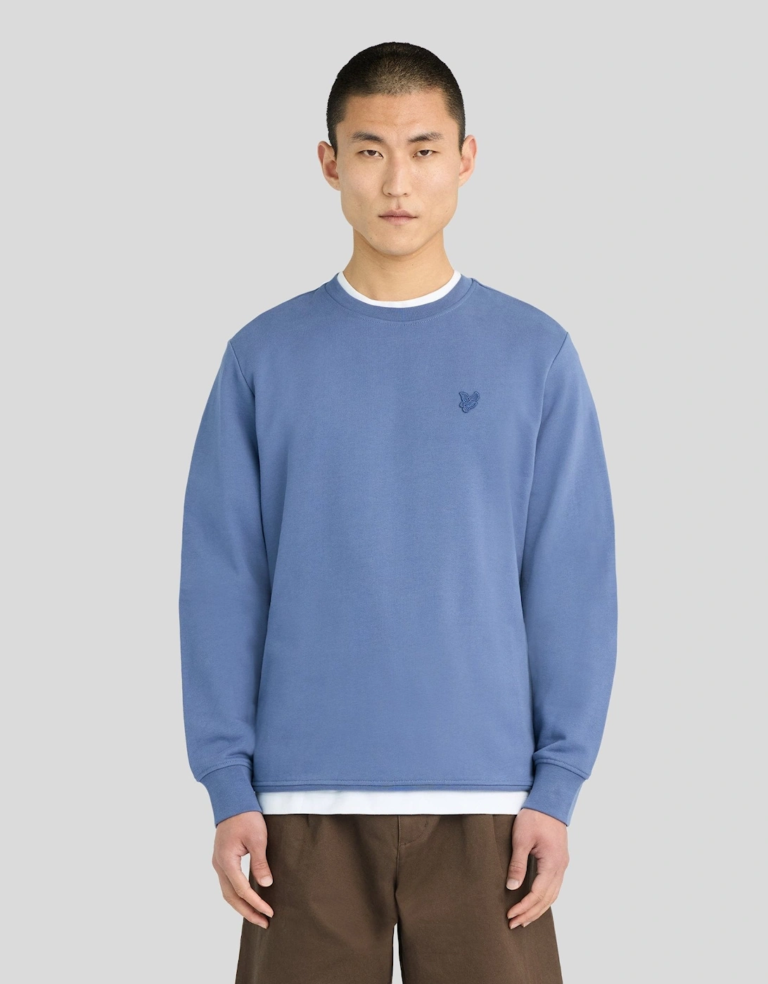 Superfine Cotton Crew Neck Sweatshirt, 7 of 6