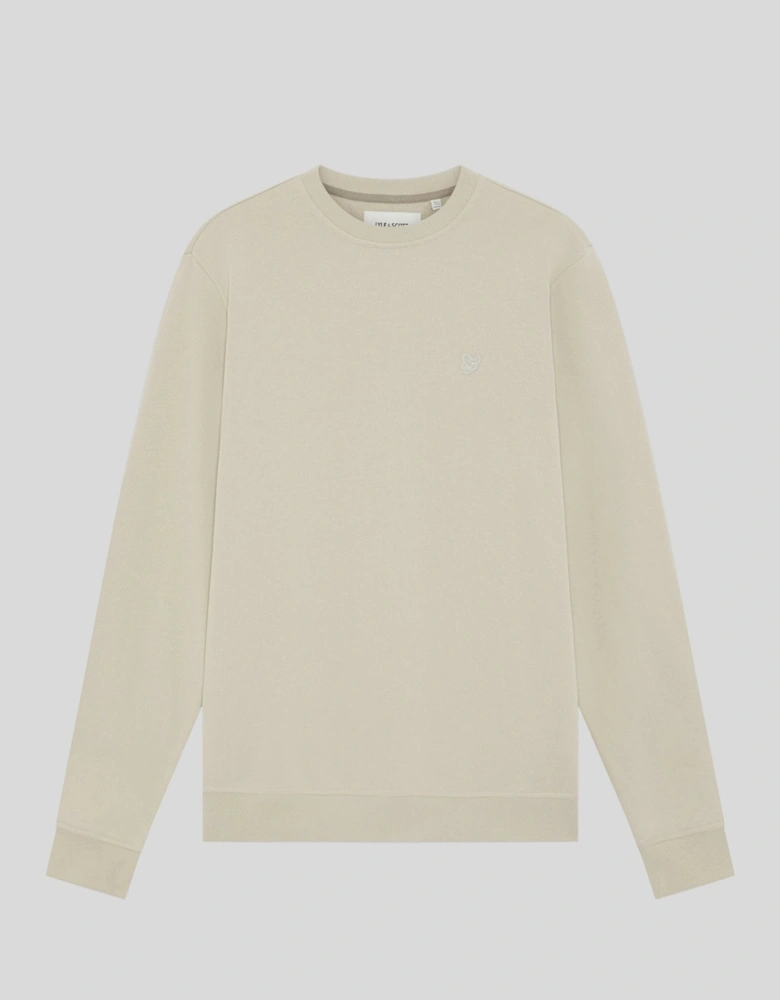 Superfine Cotton Crew Neck Sweatshirt