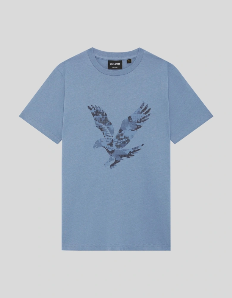 Pixelated Eagle Graphic T-shirt