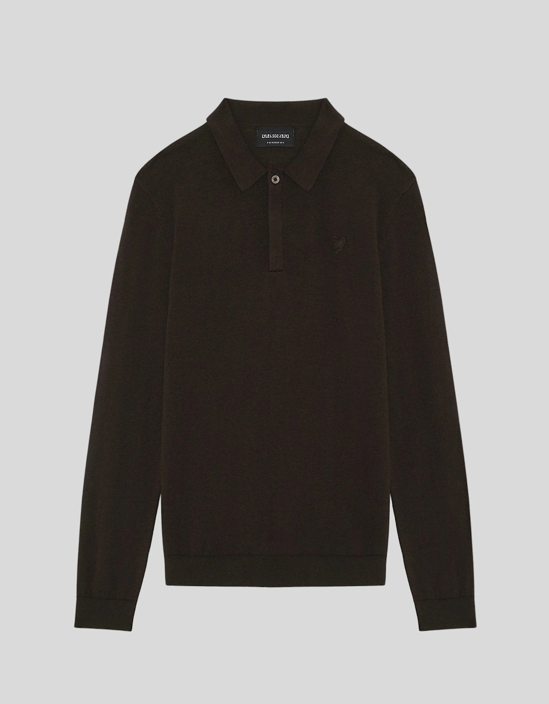 Long Sleeve Cotton Polo Shirt