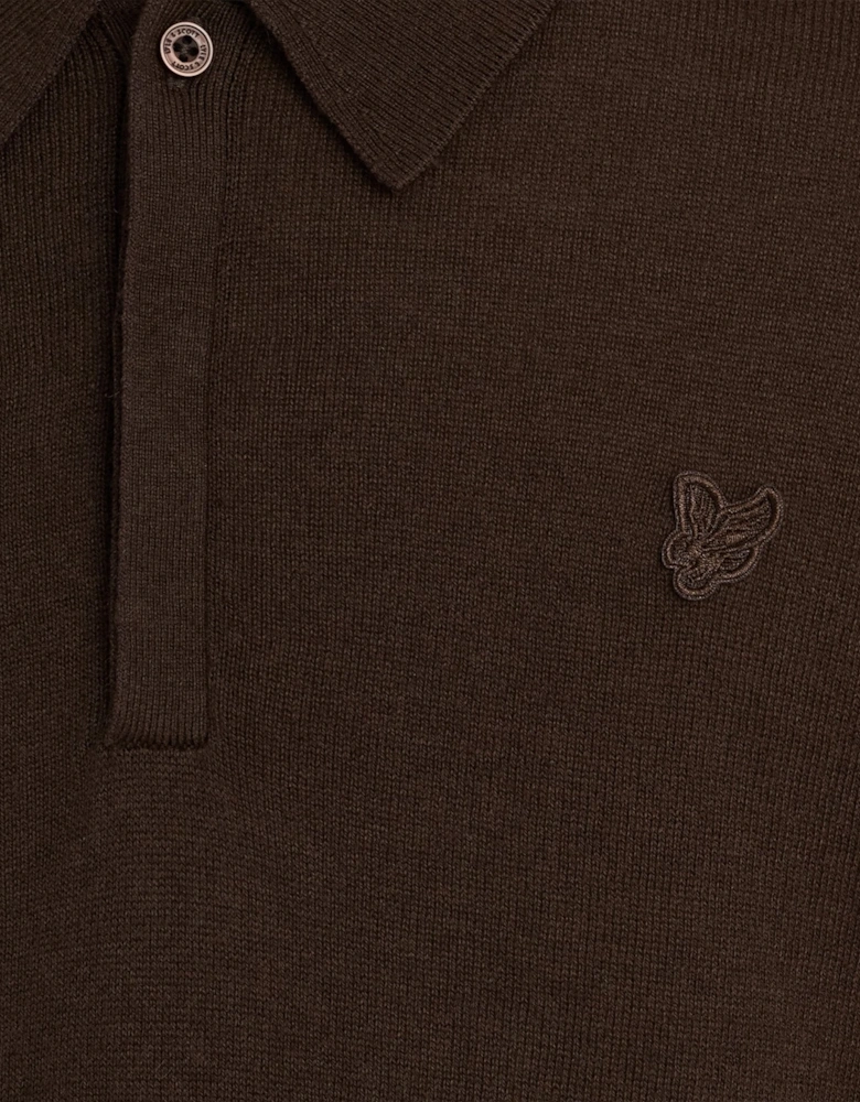 Long Sleeve Cotton Polo Shirt