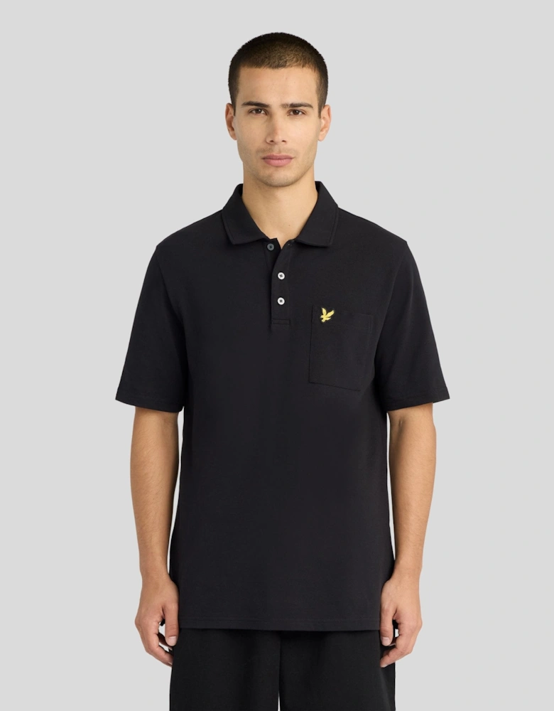 Pique Interlock Cotton Polo Shirt