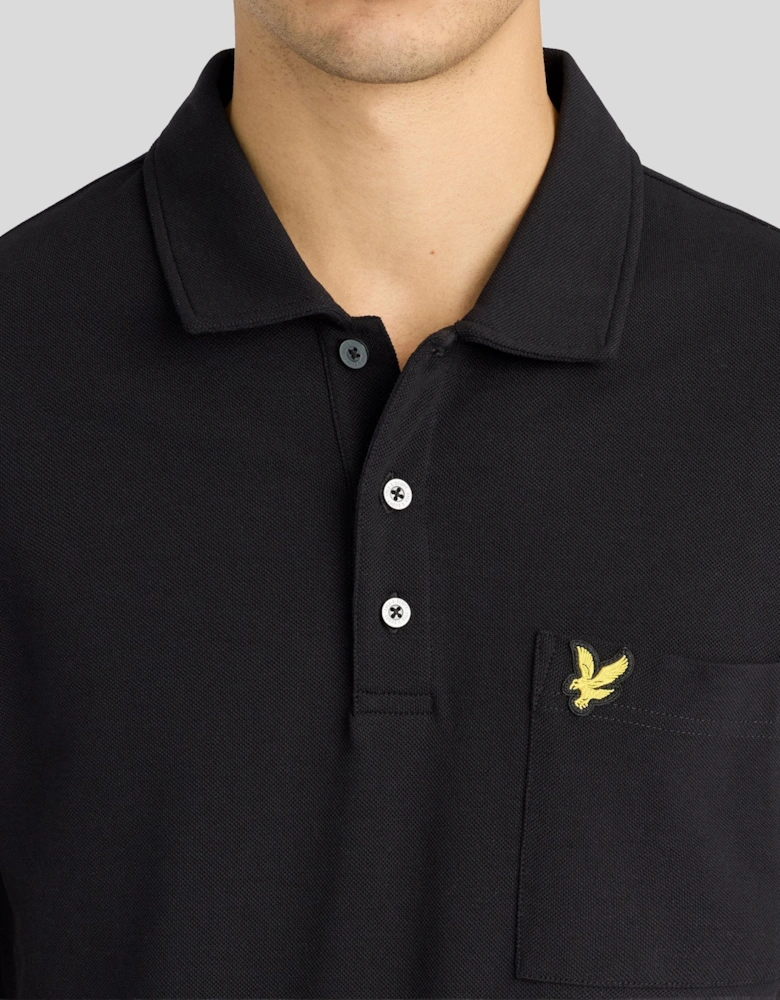 Pique Interlock Cotton Polo Shirt