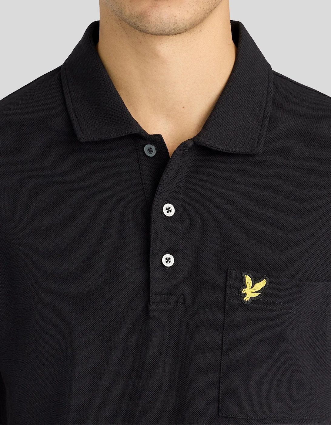 Pique Interlock Cotton Polo Shirt
