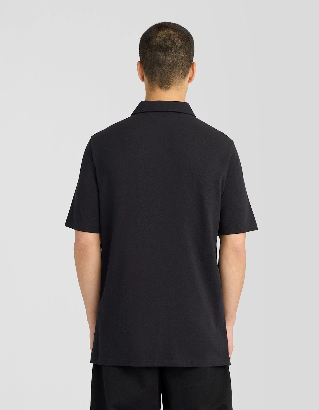 Pique Interlock Cotton Polo Shirt