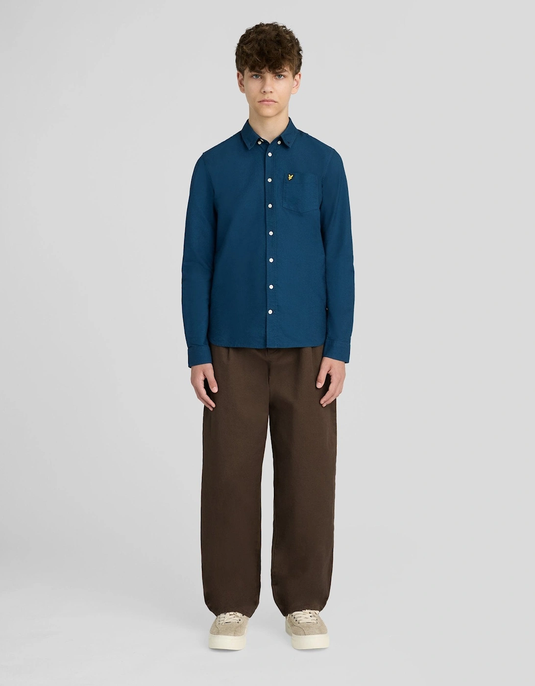 Cotton Button Down Oxford Shirt