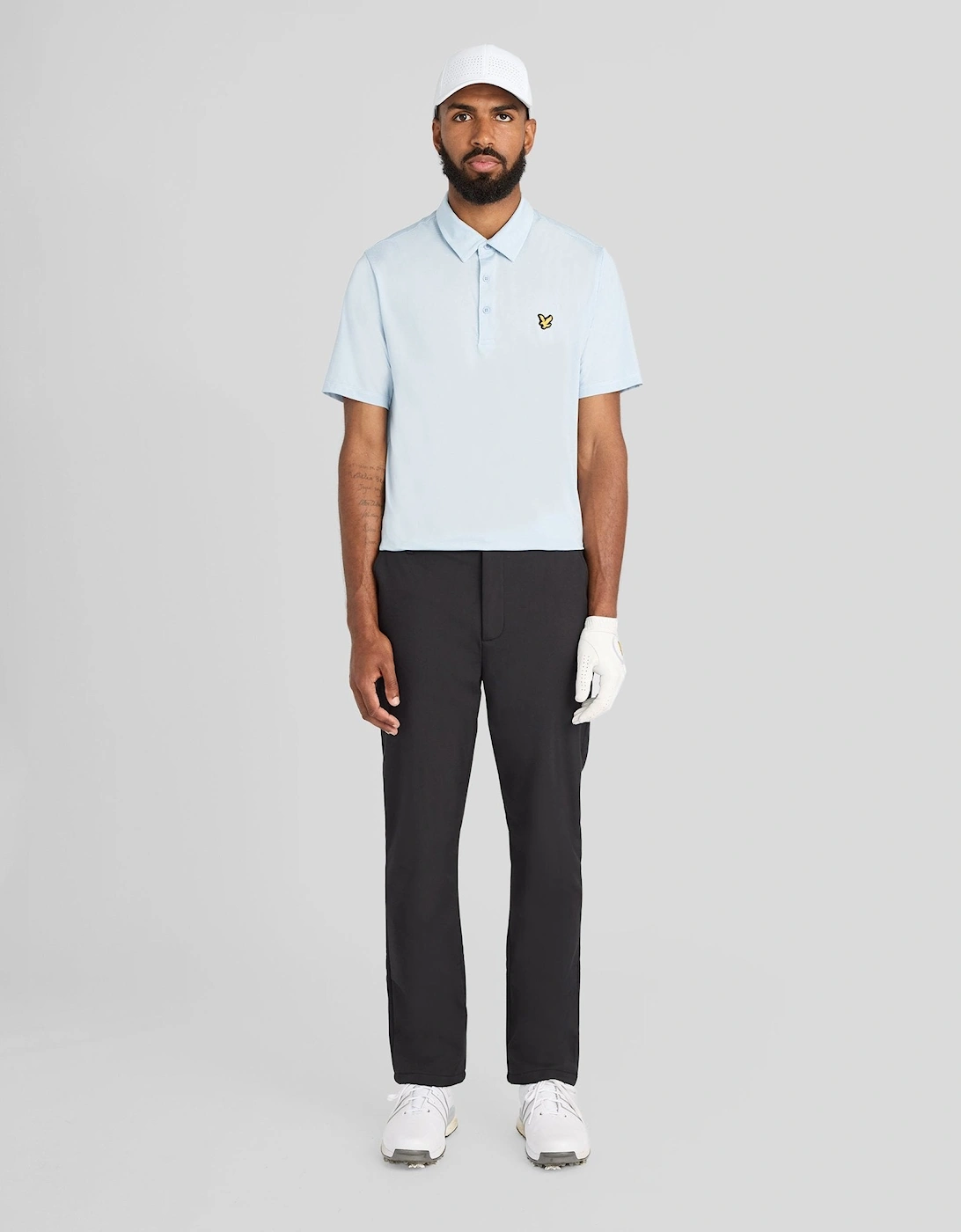 Microstripe Technical Polo Shirt