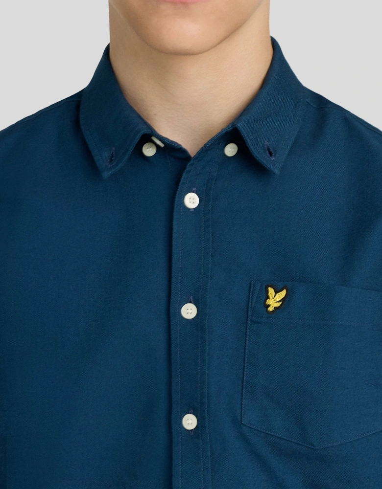 Cotton Button Down Oxford Shirt