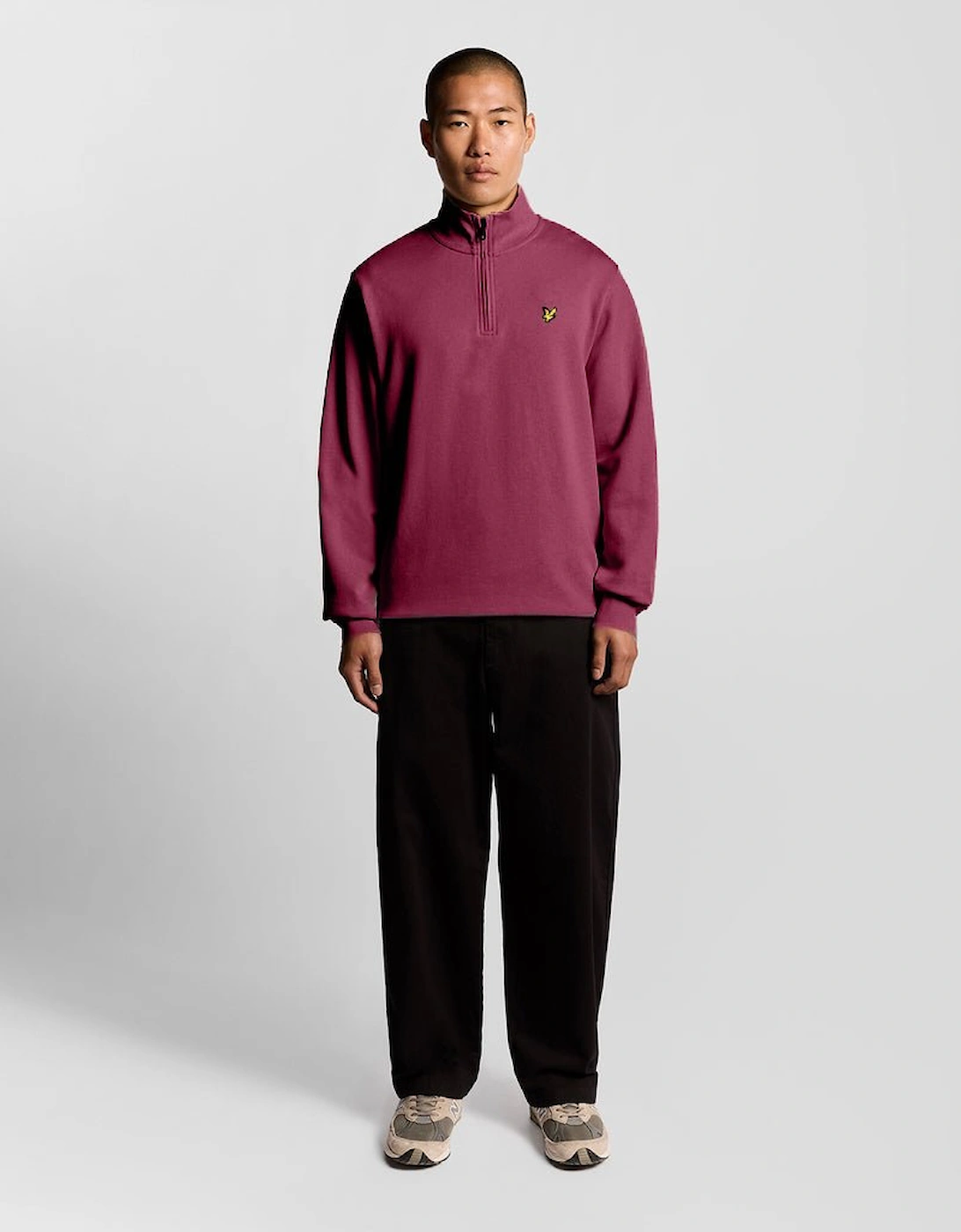 Everyday 1/4 Zip Cotton Sweatshirt