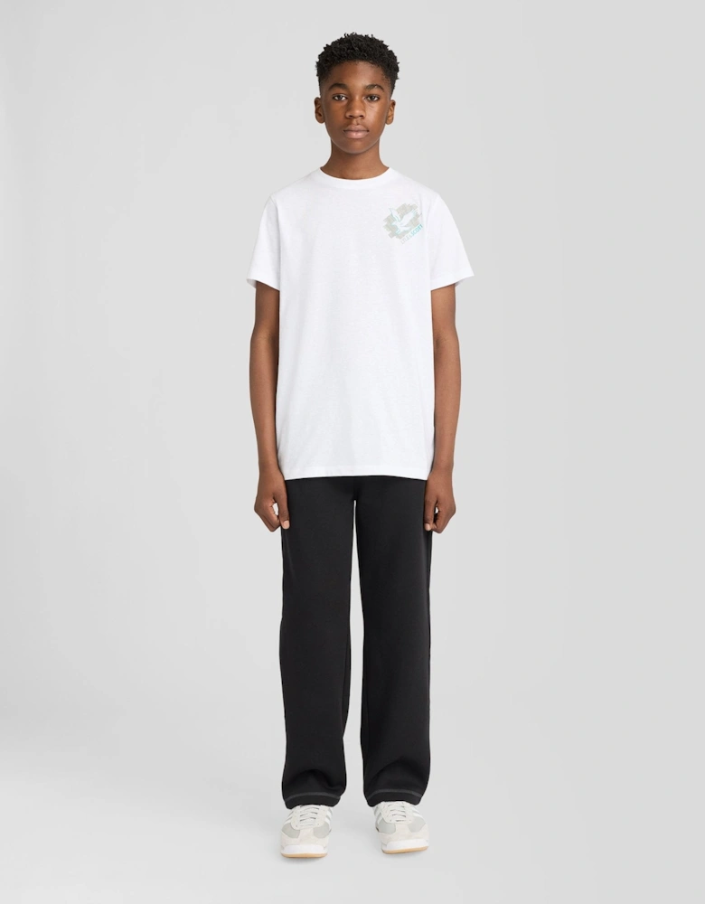 Straight Leg Cotton Track Pants