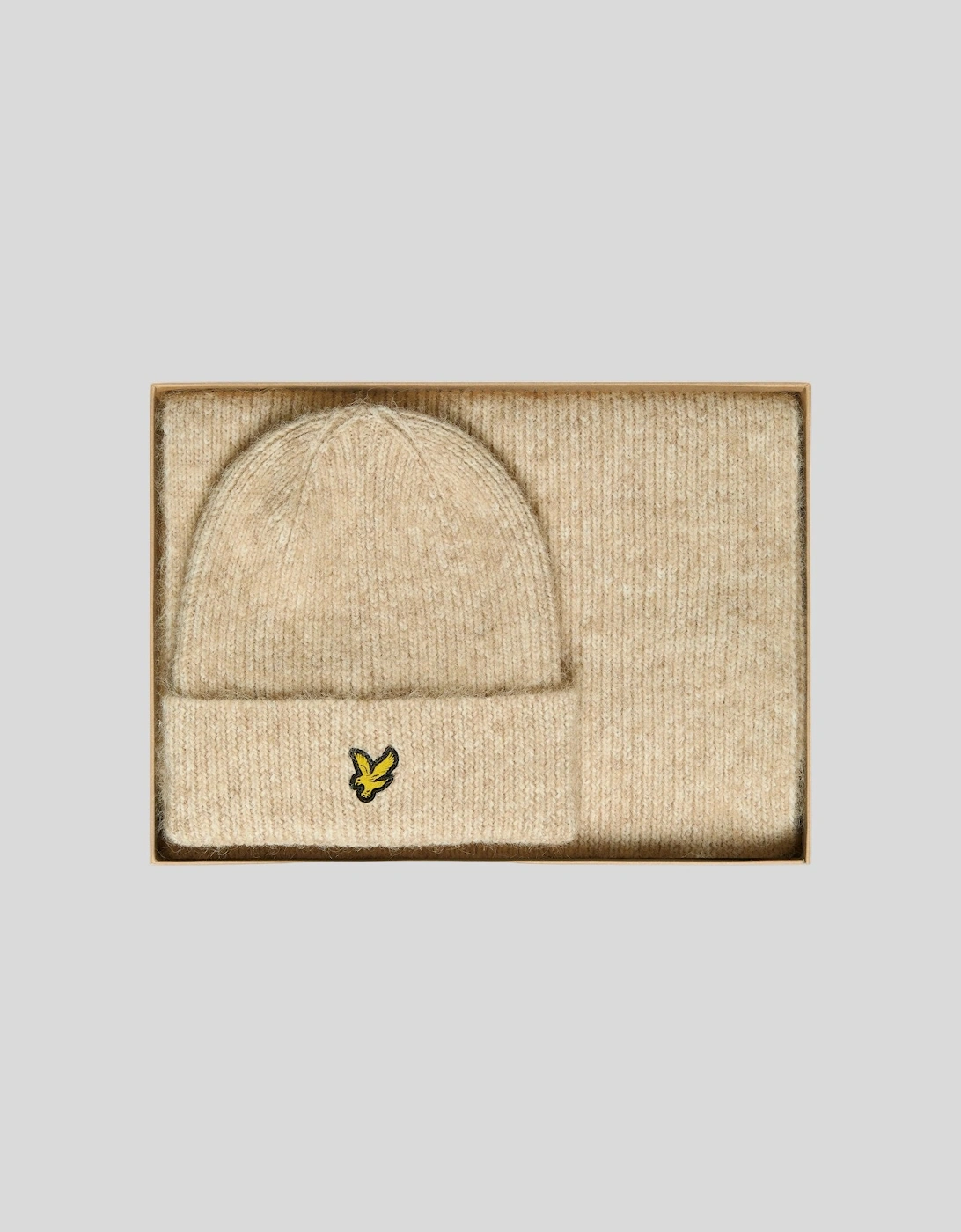 Brushed Scarf and Beanie Set
