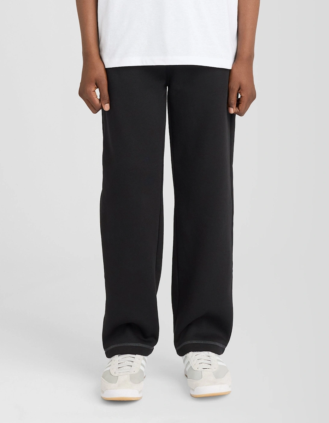 Straight Leg Cotton Track Pants