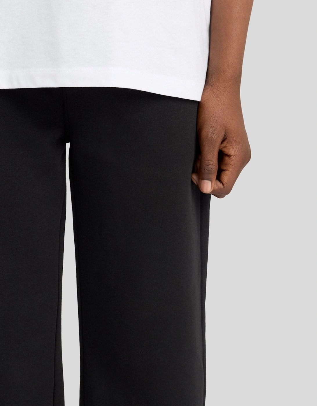 Straight Leg Cotton Track Pants