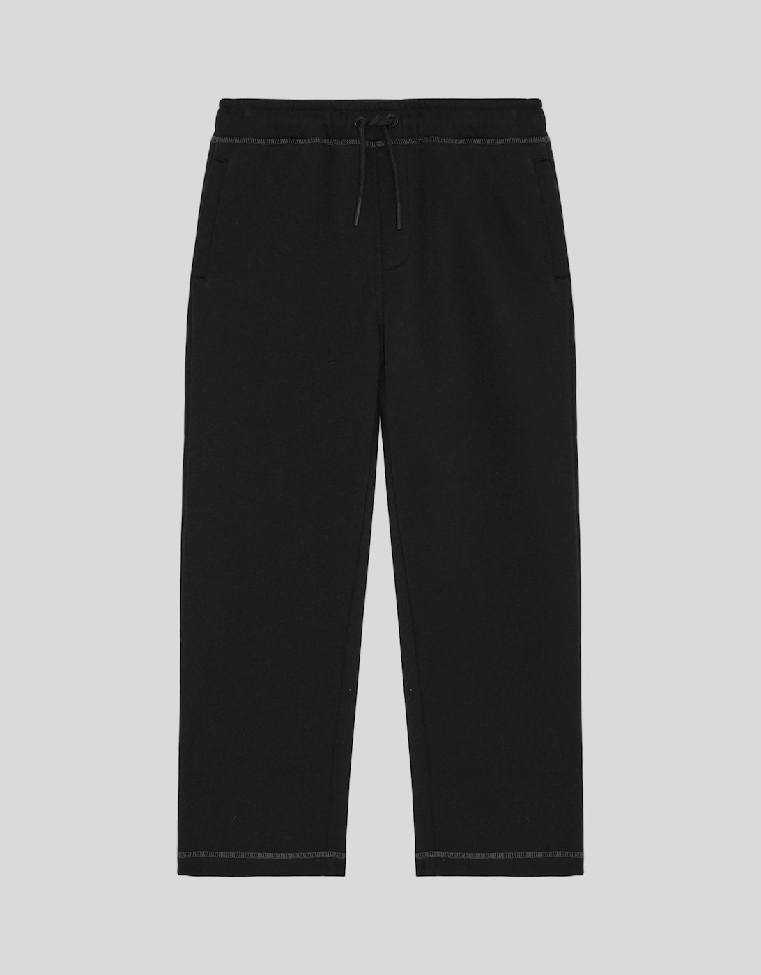 Straight Leg Cotton Track Pants