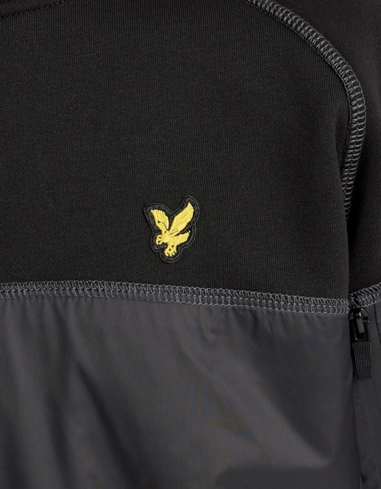 Contrast Panel Crew Neck Sweatshirt
