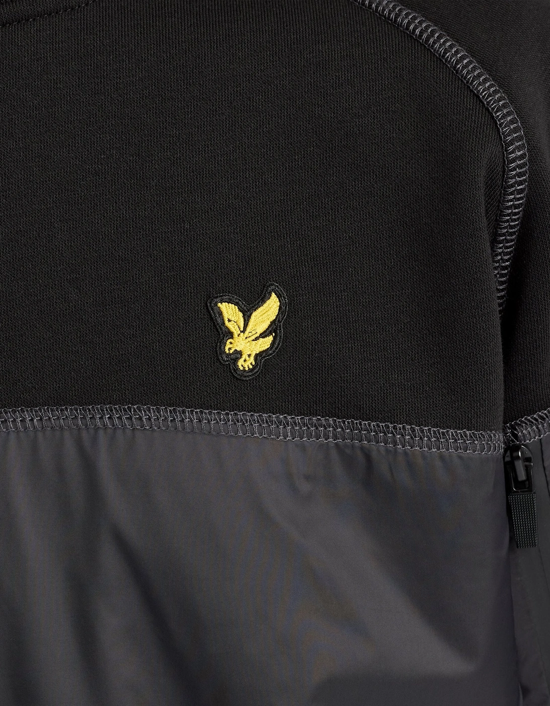 Contrast Panel Crew Neck Sweatshirt