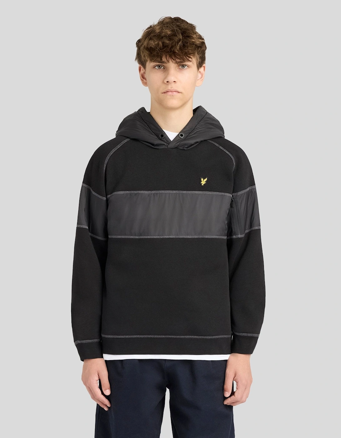 Contrast Panel Hoodie, 7 of 6