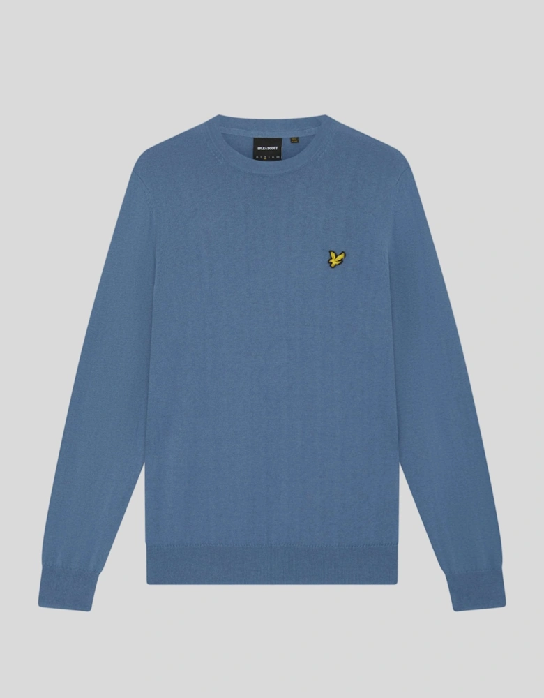 Cotton Merino Crew Neck Jumper