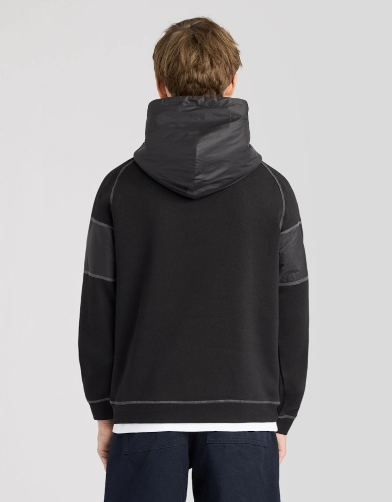 Contrast Panel Hoodie