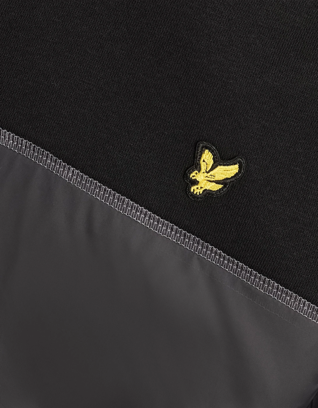 Contrast Panel Hoodie
