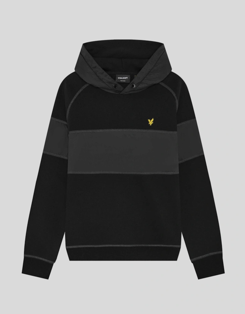 Contrast Panel Hoodie