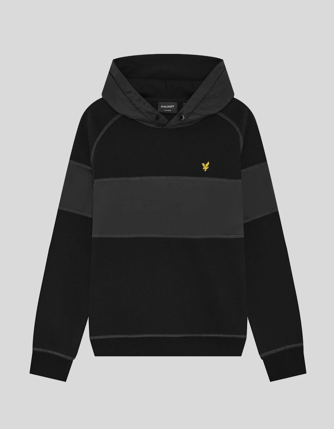 Contrast Panel Hoodie