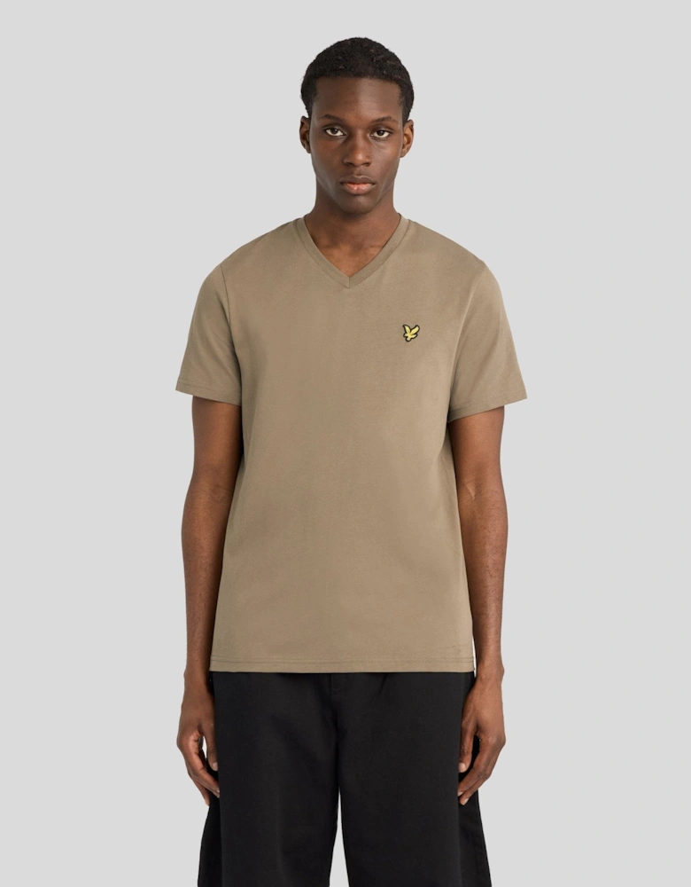 Cotton V-Neck T-Shirt