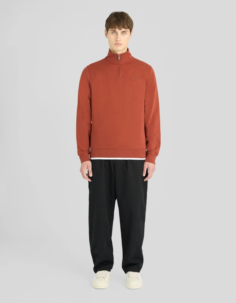 Superfine Cotton 1/4 Zip Sweatshirt