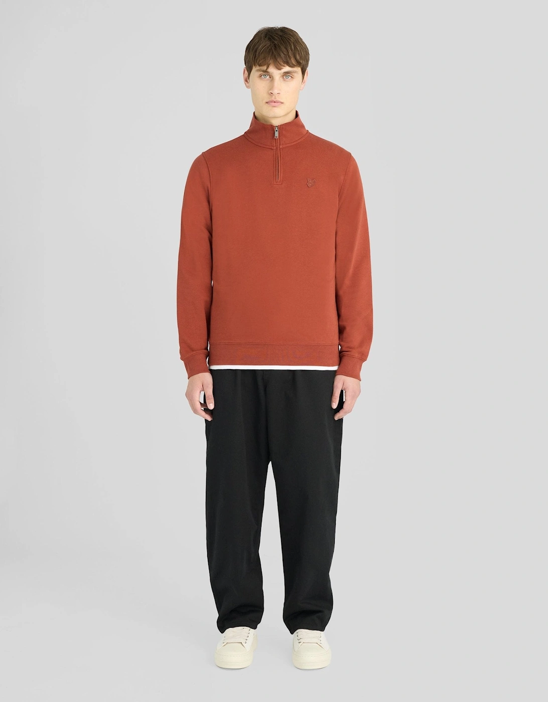Superfine Cotton 1/4 Zip Sweatshirt