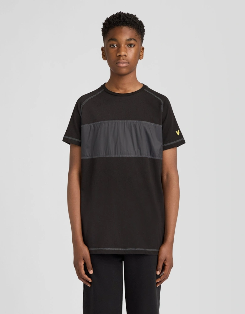 Contrast Panel T-Shirt