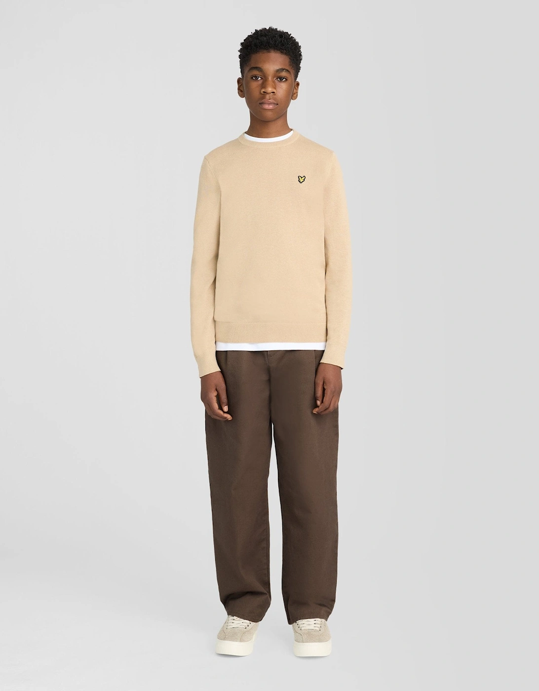 Cotton Crew Neck Jumper