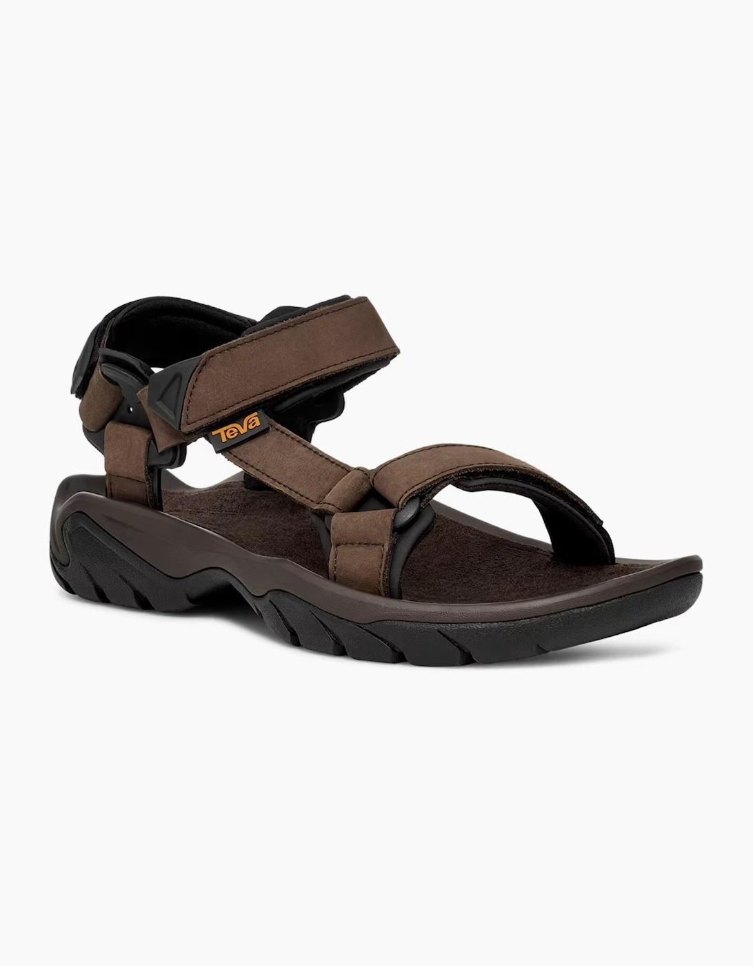 Teva Mens Terra Fi 5 Universal Leather Walking Sandals, 2 of 1