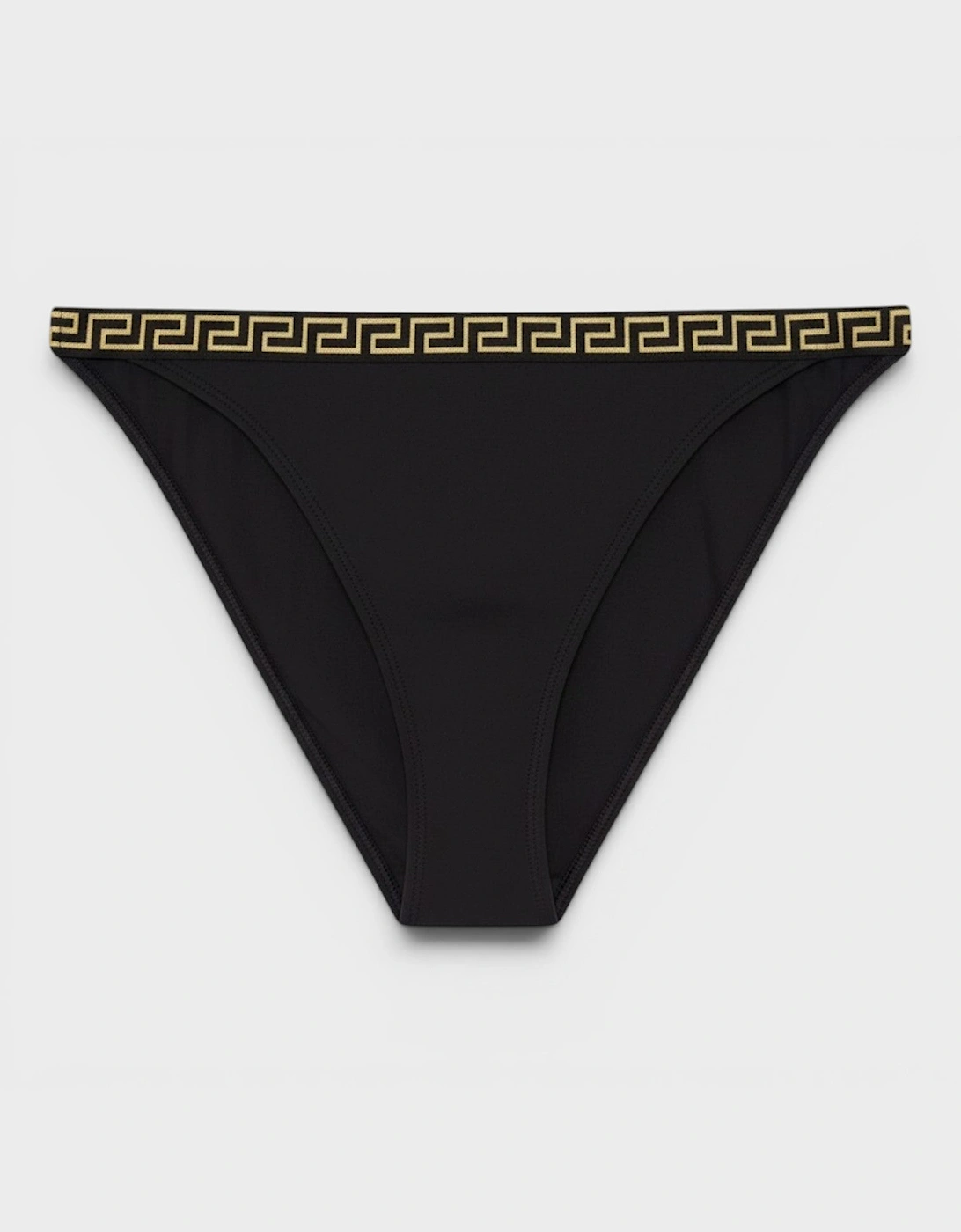 Greca Border Bikini Bottoms Black