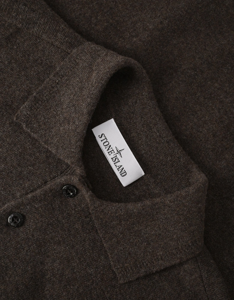 Knitted 5100018 Polo Shirt Brown