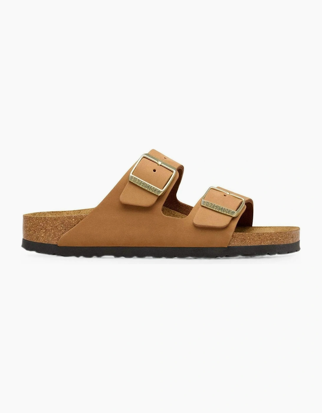 Birkenstock Women's Women Arizona Soft Footbed Nubuck Narrow Tan - Brown