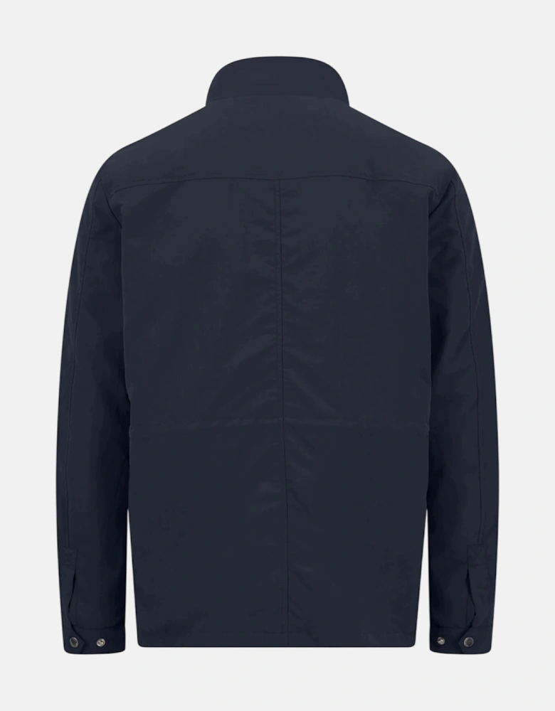 Stand Collar Field Jacket Dark Navy