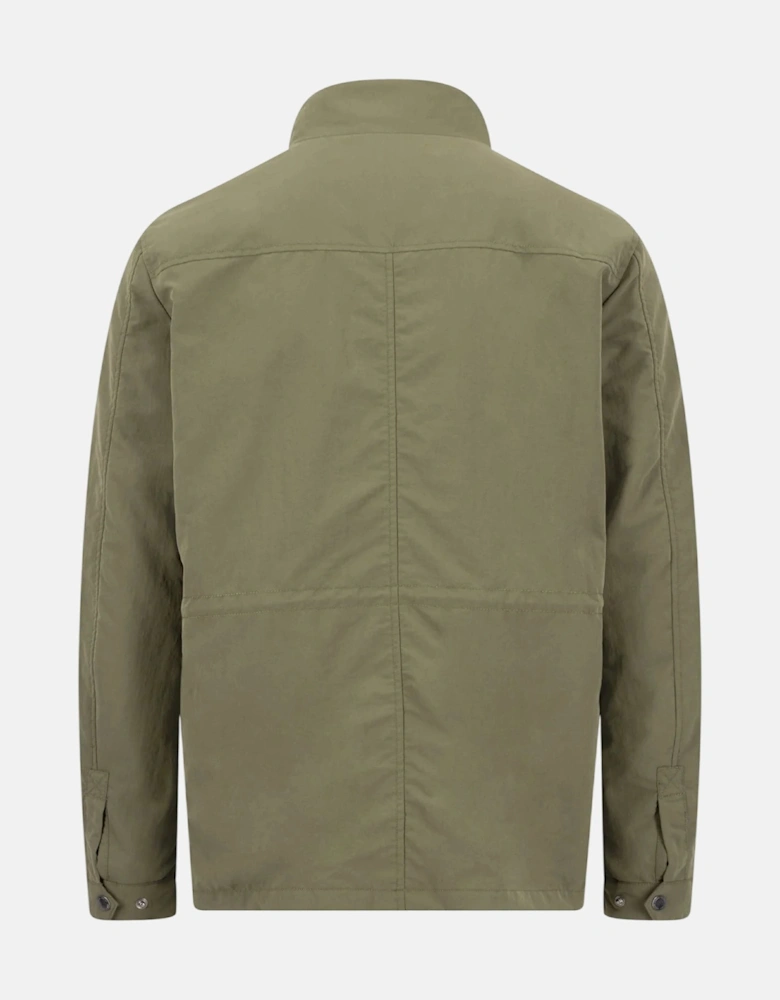 Stand Collar Field Jacket Dark Khaki