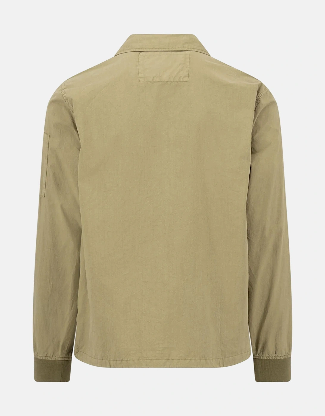 Garment Dyed Overshirt Dark Khaki