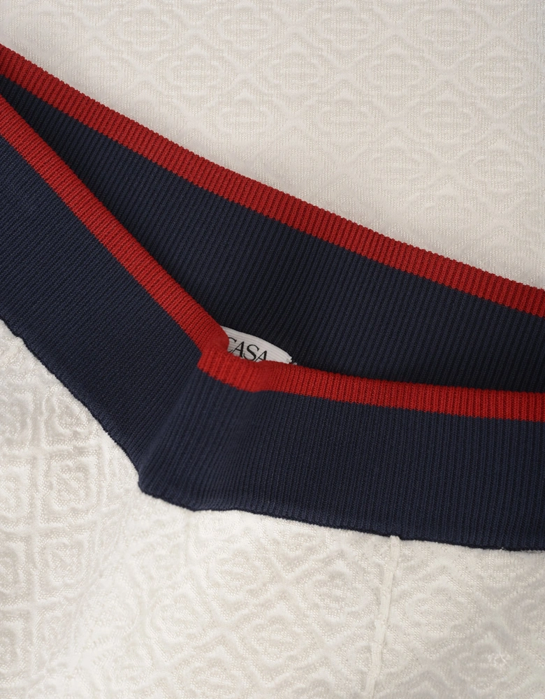 Cafe Stripe Trousers White