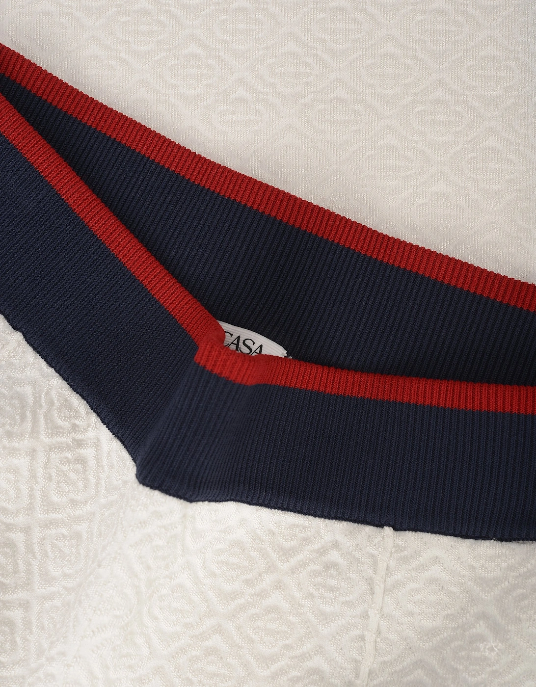 Cafe Stripe Trousers White