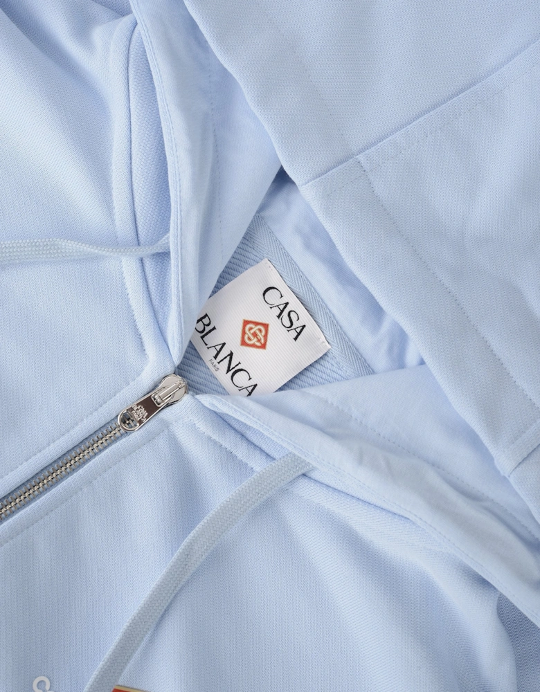 Classic Zip Up Hoodie Blue
