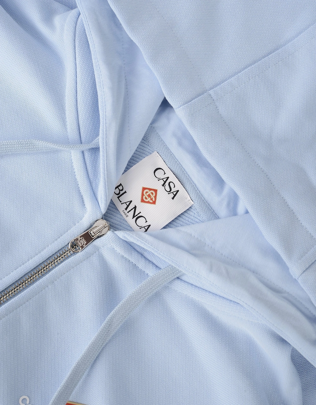 Classic Zip Up Hoodie Blue