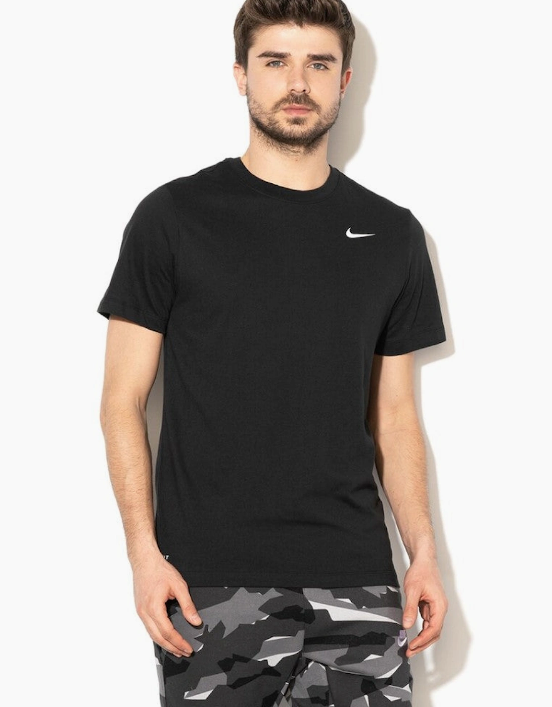 Nike Mens Club Swoosh Dri-FIT Training T Shirt in Black