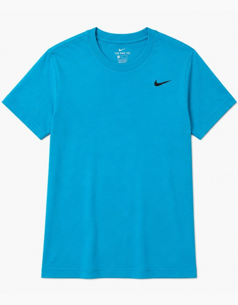 Nike Mens Club Swoosh Dri-FIT Training T Shirt in Blue